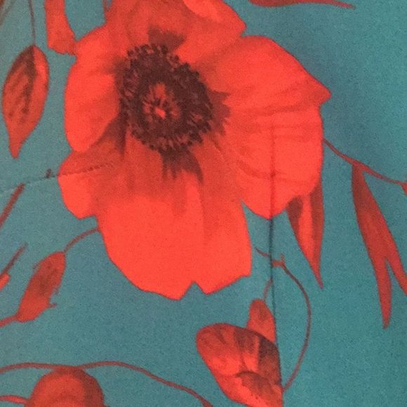 Sachin Babi April Floral Dress w One Draped Sleeve - Picture 4 of 16